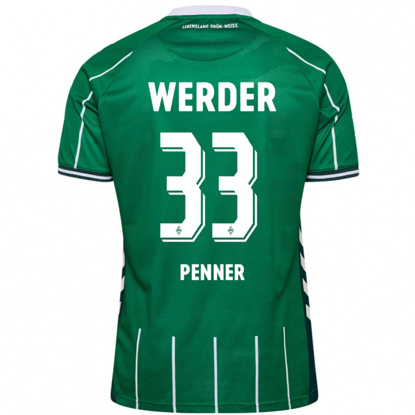 Danxen Kvinnor Maria Penner #33 Grön Vit Hemmatröja Matchtröjor 2025/26 Tröjor T-Tröja