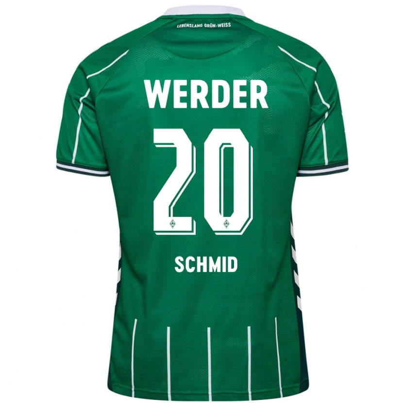 Danxen Kvinnor Romano Schmid #20 Grön Vit Hemmatröja Matchtröjor 2025/26 Tröjor T-Tröja