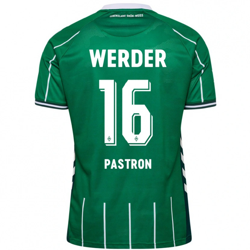 Danxen Kvinnor Alvin Pastron #16 Grön Vit Hemmatröja Matchtröjor 2025/26 Tröjor T-Tröja
