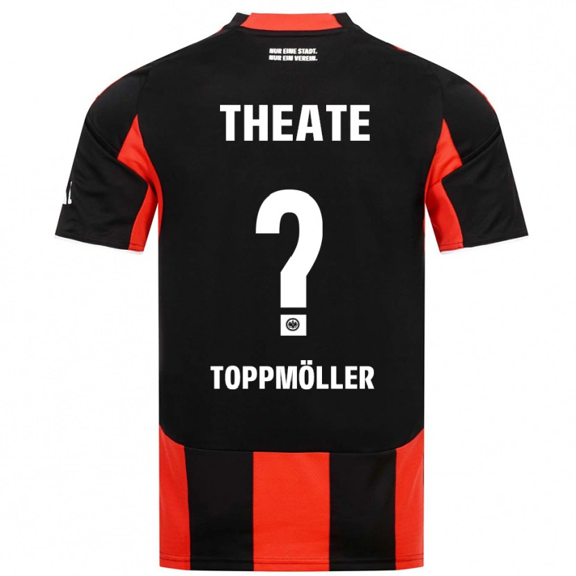 Danxen Kvinnor Lionel Toppmöller #0 Svart Röd Hemmatröja Matchtröjor 2025/26 Tröjor T-Tröja