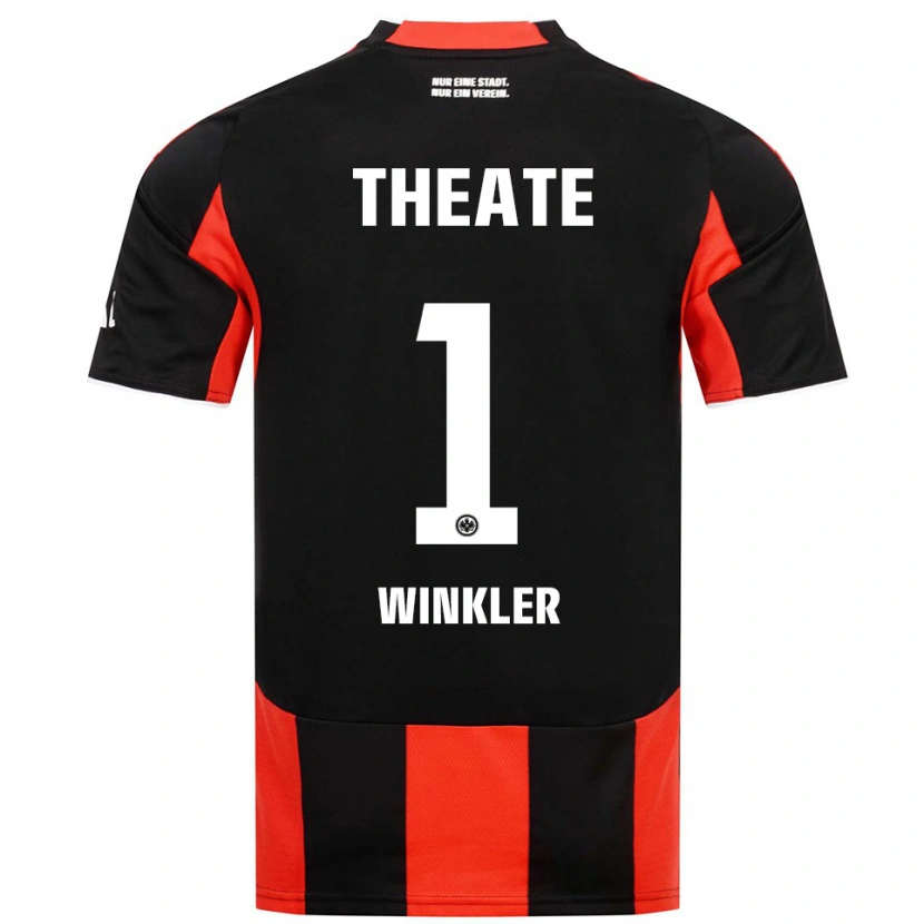 Danxen Kvinnor Sophia Winkler #1 Svart Röd Hemmatröja Matchtröjor 2025/26 Tröjor T-Tröja