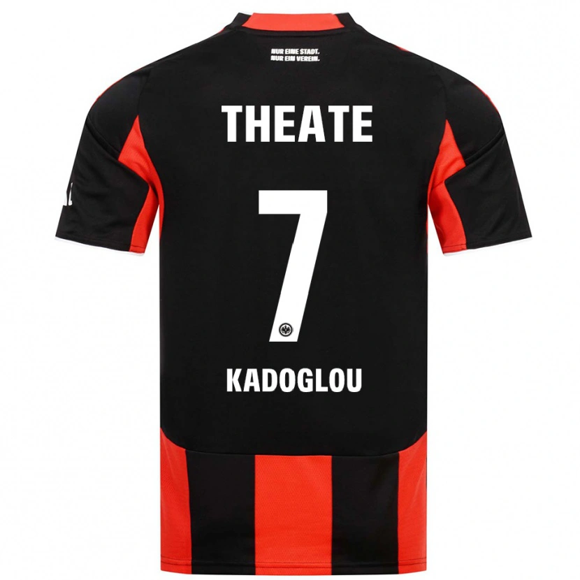 Danxen Kvinnor Alexandros Kadoglou #7 Svart Röd Hemmatröja Matchtröjor 2025/26 Tröjor T-Tröja