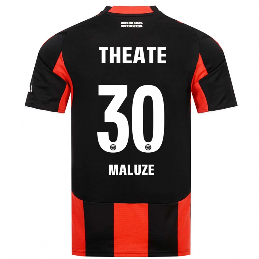 Danxen Kvinnor Jeremiaha Maluze #30 Svart Röd Hemmatröja Matchtröjor 2025/26 Tröjor T-Tröja