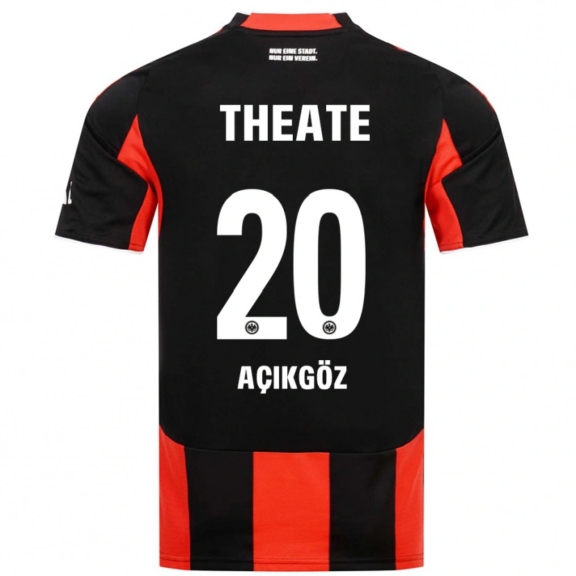 Danxen Kvinnor Ilayda Açıkgöz #20 Svart Röd Hemmatröja Matchtröjor 2025/26 Tröjor T-Tröja