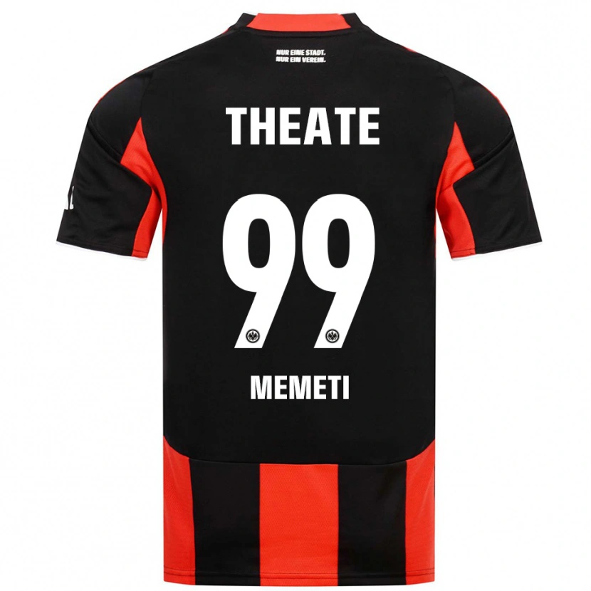 Danxen Kvinnor Ereleta Memeti #99 Svart Röd Hemmatröja Matchtröjor 2025/26 Tröjor T-Tröja