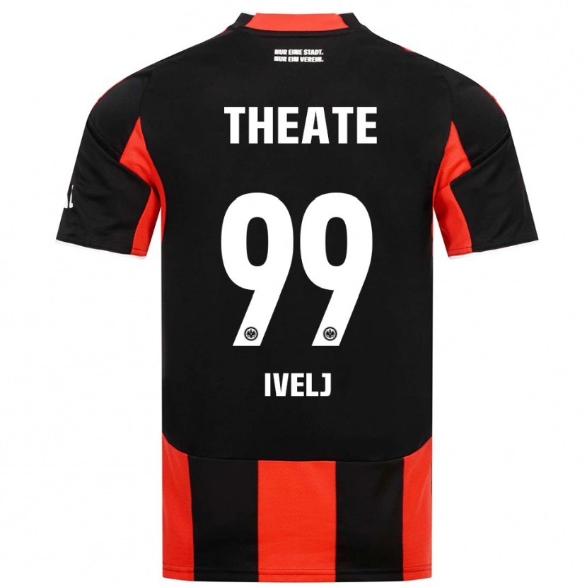 Danxen Kvinnor Noemi Ivelj #99 Svart Röd Hemmatröja Matchtröjor 2025/26 Tröjor T-Tröja
