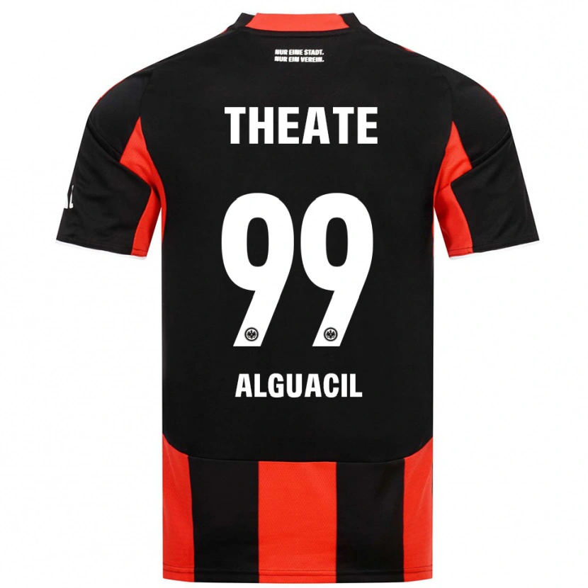 Danxen Kvinnor Ainhoa Alguacil #99 Svart Röd Hemmatröja Matchtröjor 2025/26 Tröjor T-Tröja