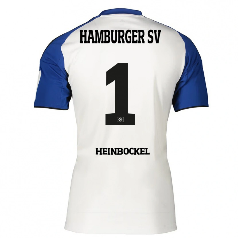 Danxen Kvinnor Simon Heinbockel #1 Vit Blå Hemmatröja Matchtröjor 2025/26 Tröjor T-Tröja