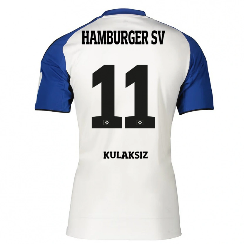 Danxen Kvinnor Onurhan Kulaksız #11 Vit Blå Hemmatröja Matchtröjor 2025/26 Tröjor T-Tröja