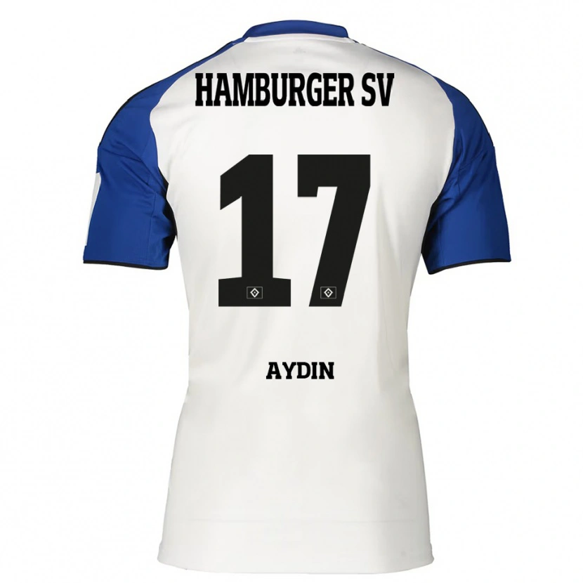 Danxen Kvinnor Berkant Aydin #17 Vit Blå Hemmatröja Matchtröjor 2025/26 Tröjor T-Tröja