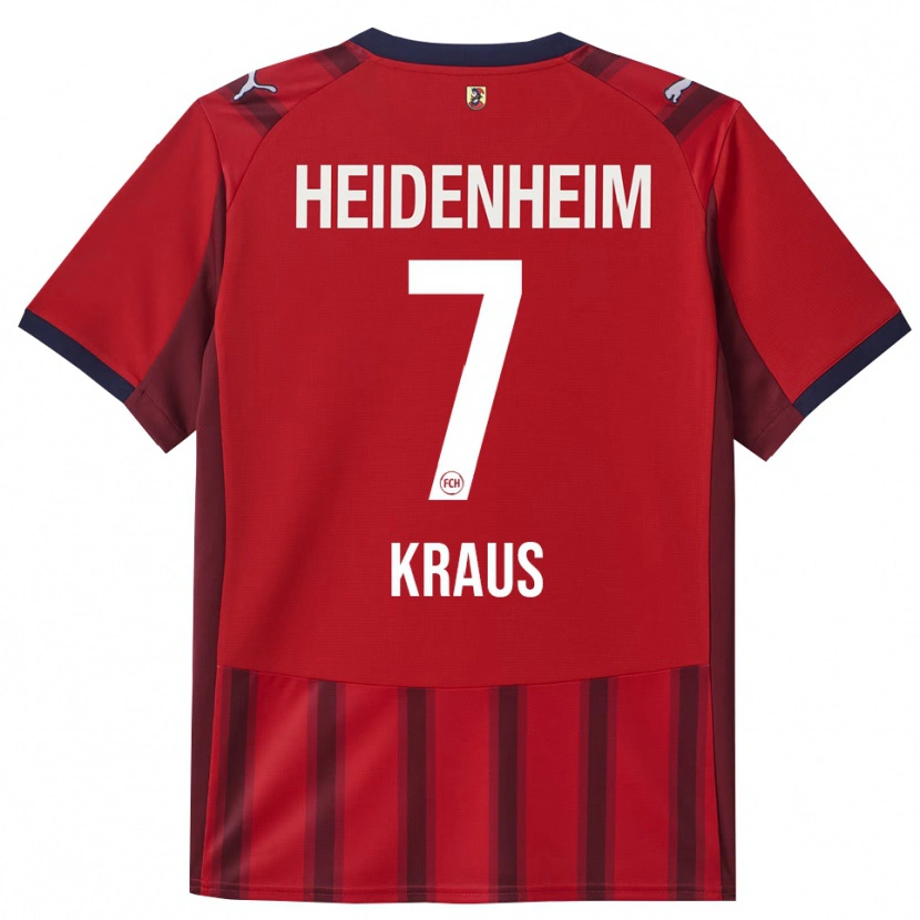 Danxen Kvinnor Sabrina Kraus #7 Röd Marinblå Hemmatröja Matchtröjor 2025/26 Tröjor T-Tröja