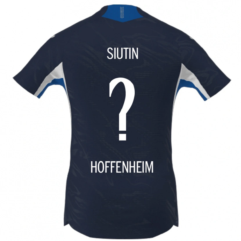 Danxen Kvinnor Kirill Siutin #0 Marinblå Vit Hemmatröja Matchtröjor 2025/26 Tröjor T-Tröja