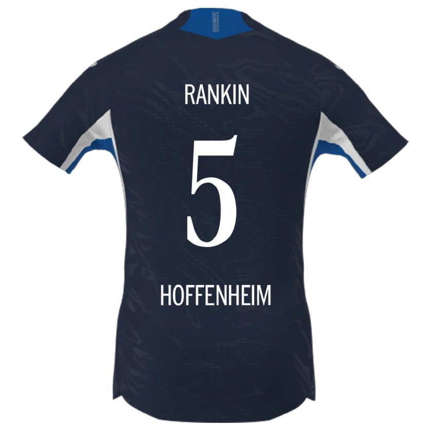 Danxen Kvinnor Jamilla Rankin #5 Marinblå Vit Hemmatröja Matchtröjor 2025/26 Tröjor T-Tröja