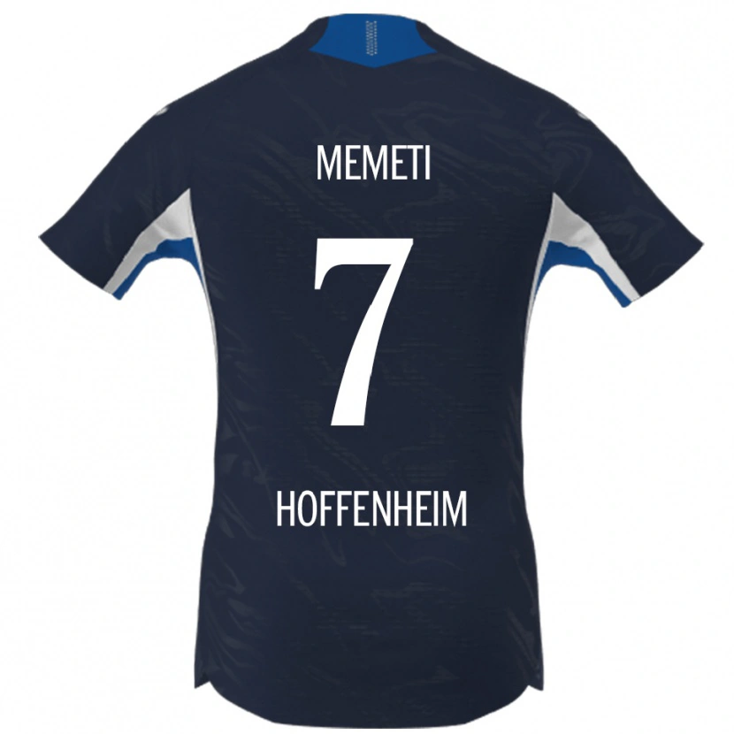 Danxen Kvinnor Erëleta Memeti #7 Marinblå Vit Hemmatröja Matchtröjor 2025/26 Tröjor T-Tröja