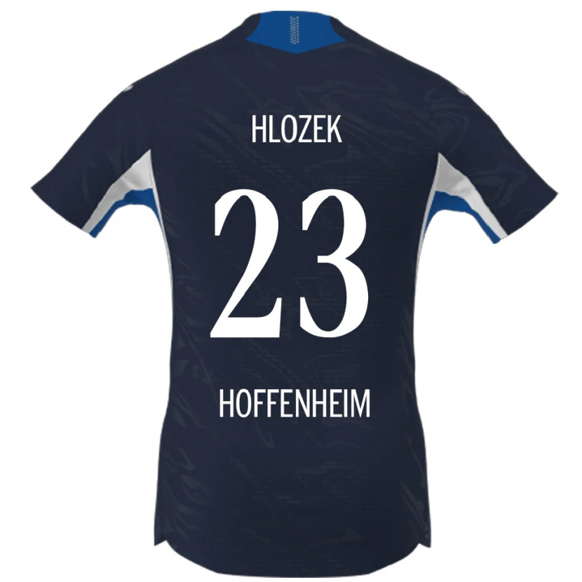 Danxen Kvinnor Adam Hlozek #23 Marinblå Vit Hemmatröja Matchtröjor 2025/26 Tröjor T-Tröja