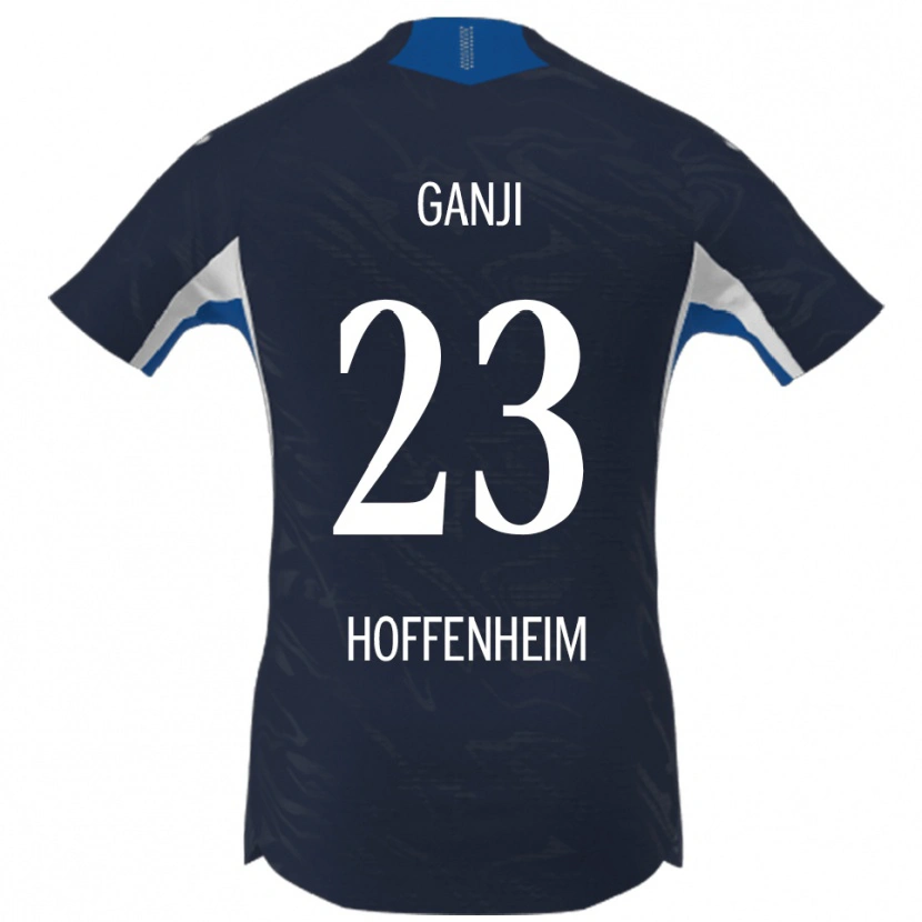 Danxen Kvinnor Leon Ganji #23 Marinblå Vit Hemmatröja Matchtröjor 2025/26 Tröjor T-Tröja