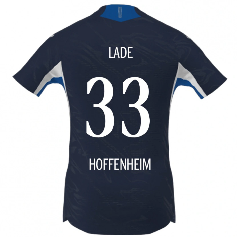 Danxen Kvinnor Benjamin Lade #33 Marinblå Vit Hemmatröja Matchtröjor 2025/26 Tröjor T-Tröja