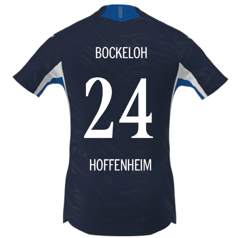 Danxen Kvinnor Leonhard Bockeloh #24 Marinblå Vit Hemmatröja Matchtröjor 2025/26 Tröjor T-Tröja