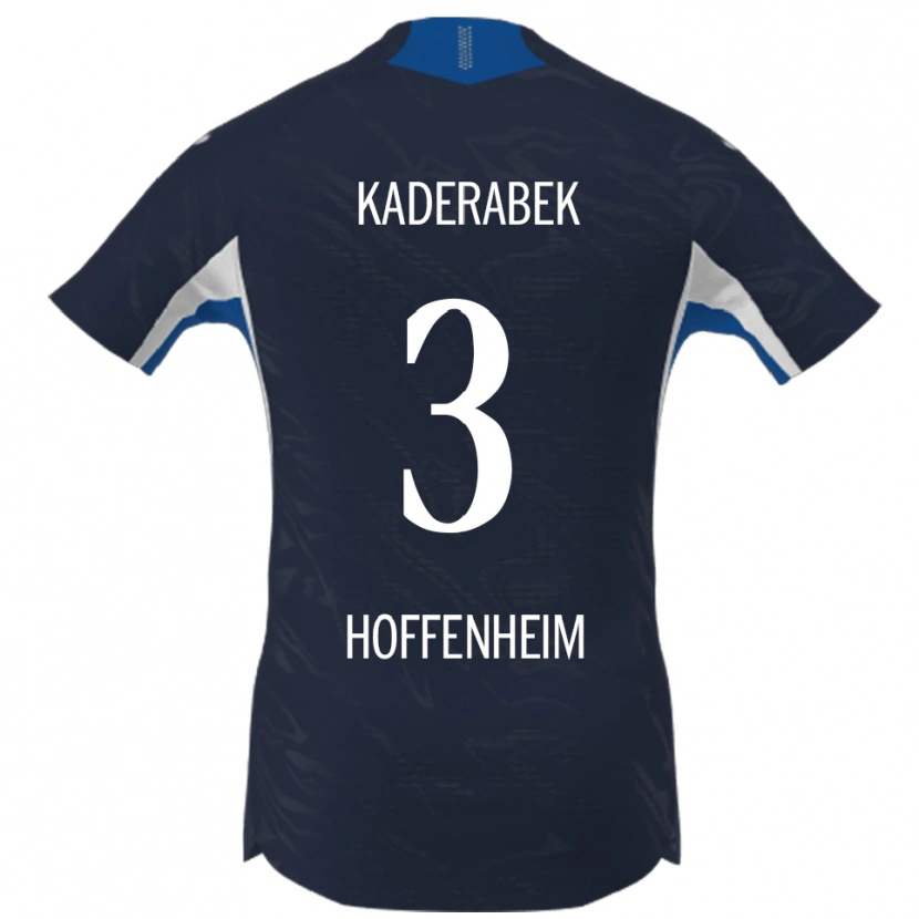 Danxen Kvinnor Pavel Kaderabek #3 Marinblå Vit Hemmatröja Matchtröjor 2025/26 Tröjor T-Tröja