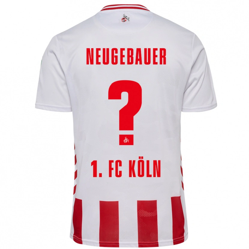 Danxen Kvinnor Simon Neugebauer #0 Vit Röd Hemmatröja Matchtröjor 2025/26 Tröjor T-Tröja
