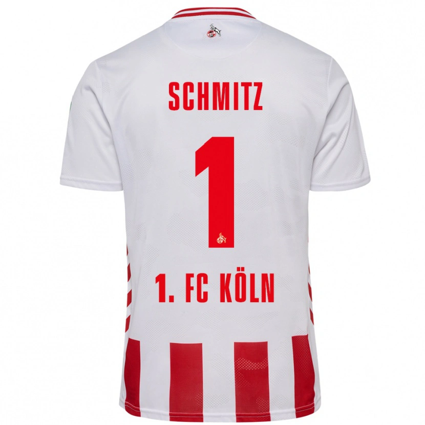 Danxen Kvinnor Lisa Schmitz #1 Vit Röd Hemmatröja Matchtröjor 2025/26 Tröjor T-Tröja