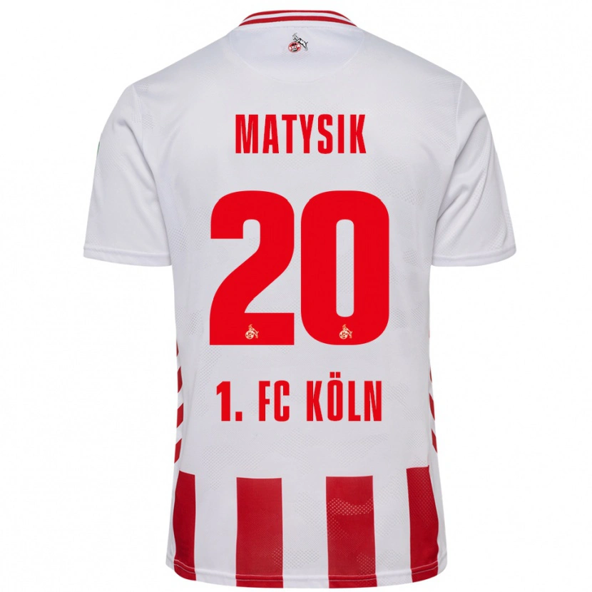 Danxen Kvinnor Sylwia Matysik #20 Vit Röd Hemmatröja Matchtröjor 2025/26 Tröjor T-Tröja