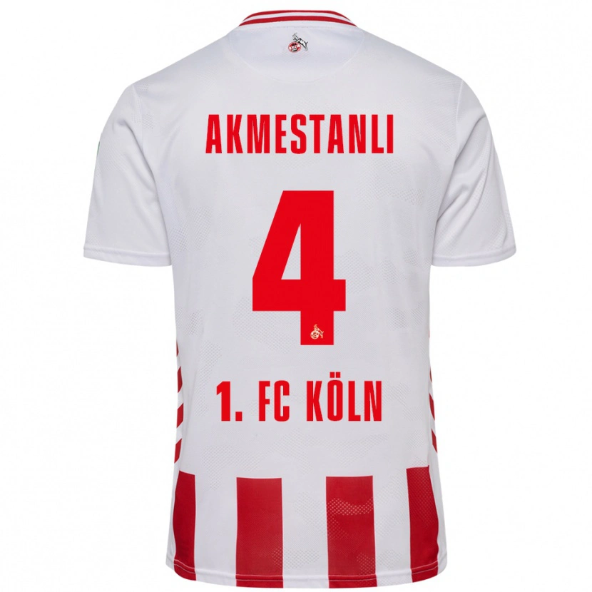 Danxen Kvinnor Teoman Akmestanli #4 Vit Röd Hemmatröja Matchtröjor 2025/26 Tröjor T-Tröja