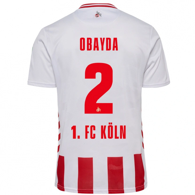 Danxen Kvinnor Yazan Obayda #2 Vit Röd Hemmatröja Matchtröjor 2025/26 Tröjor T-Tröja