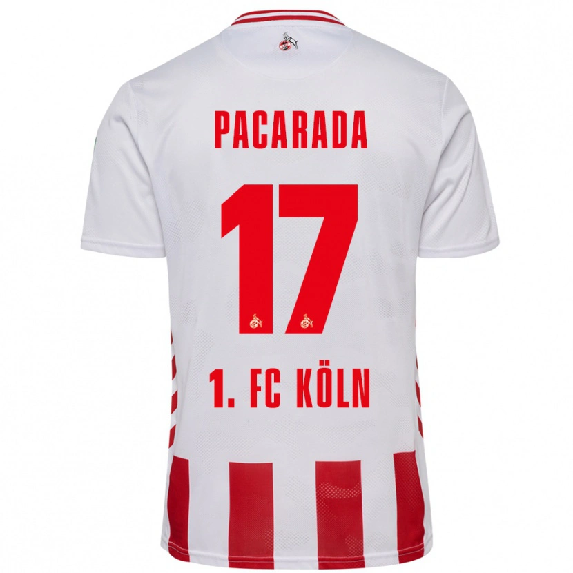 Danxen Kvinnor Leart Paçarada #17 Vit Röd Hemmatröja Matchtröjor 2025/26 Tröjor T-Tröja