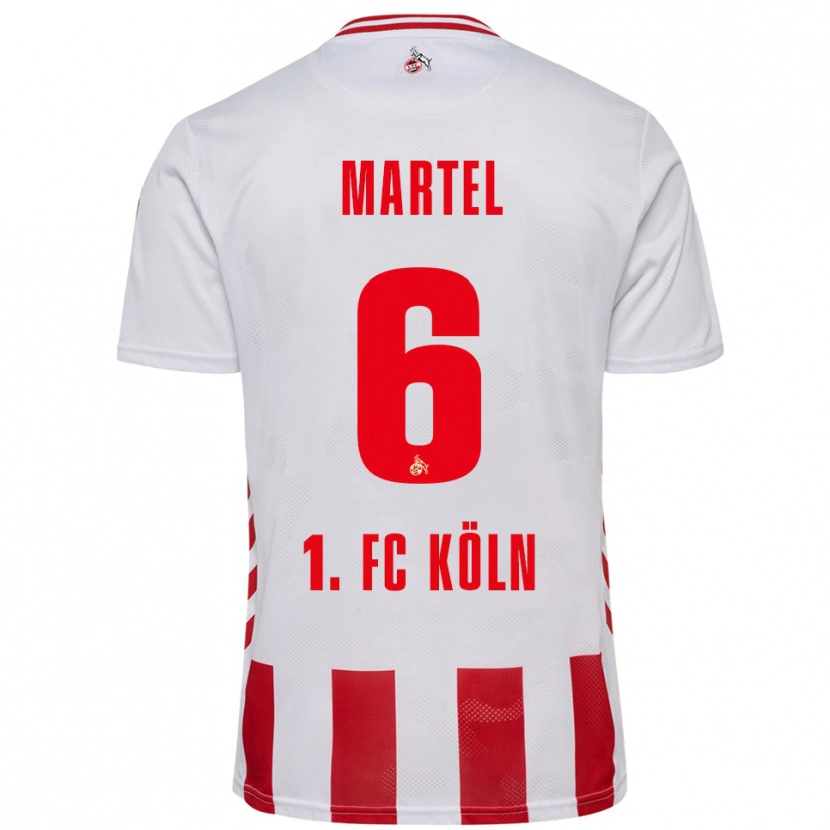 Danxen Kvinnor Eric Martel #6 Vit Röd Hemmatröja Matchtröjor 2025/26 Tröjor T-Tröja