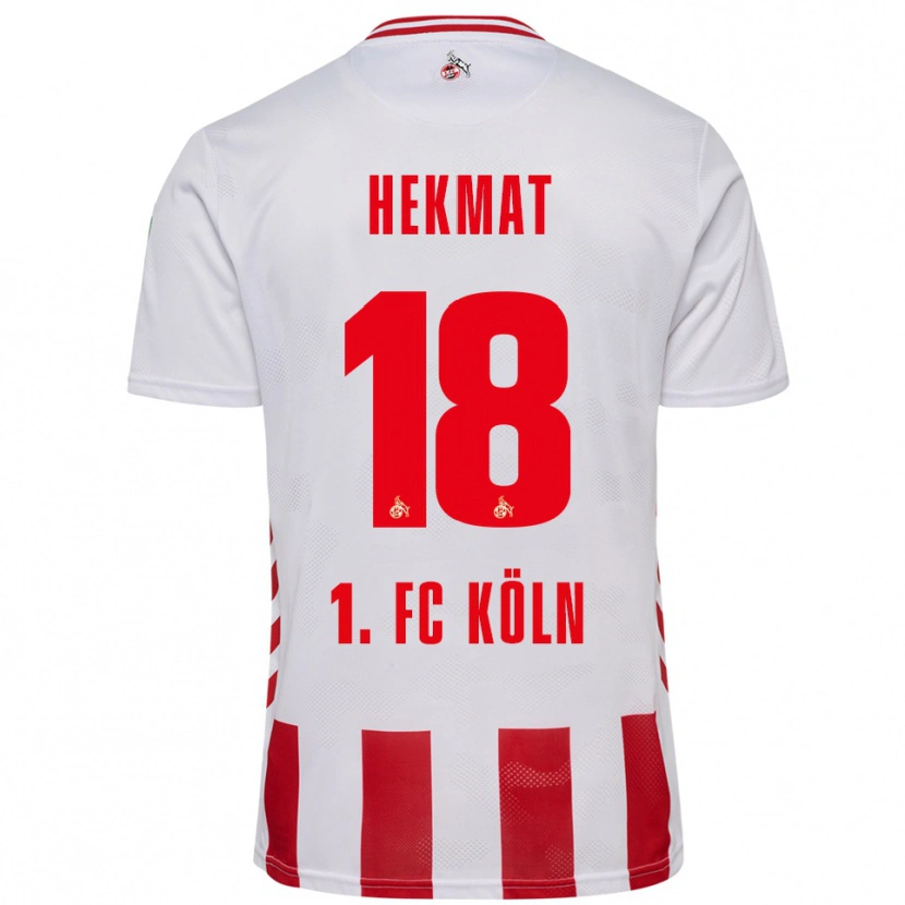 Danxen Kvinnor Kian Hekmat #18 Vit Röd Hemmatröja Matchtröjor 2025/26 Tröjor T-Tröja