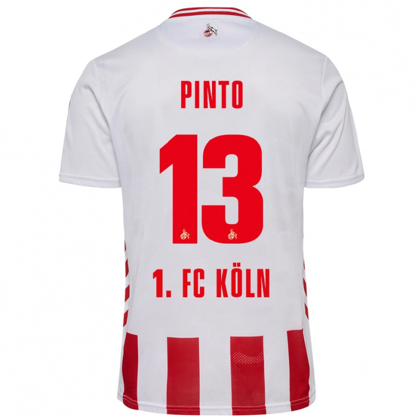 Danxen Kvinnor João Pinto #13 Vit Röd Hemmatröja Matchtröjor 2025/26 Tröjor T-Tröja