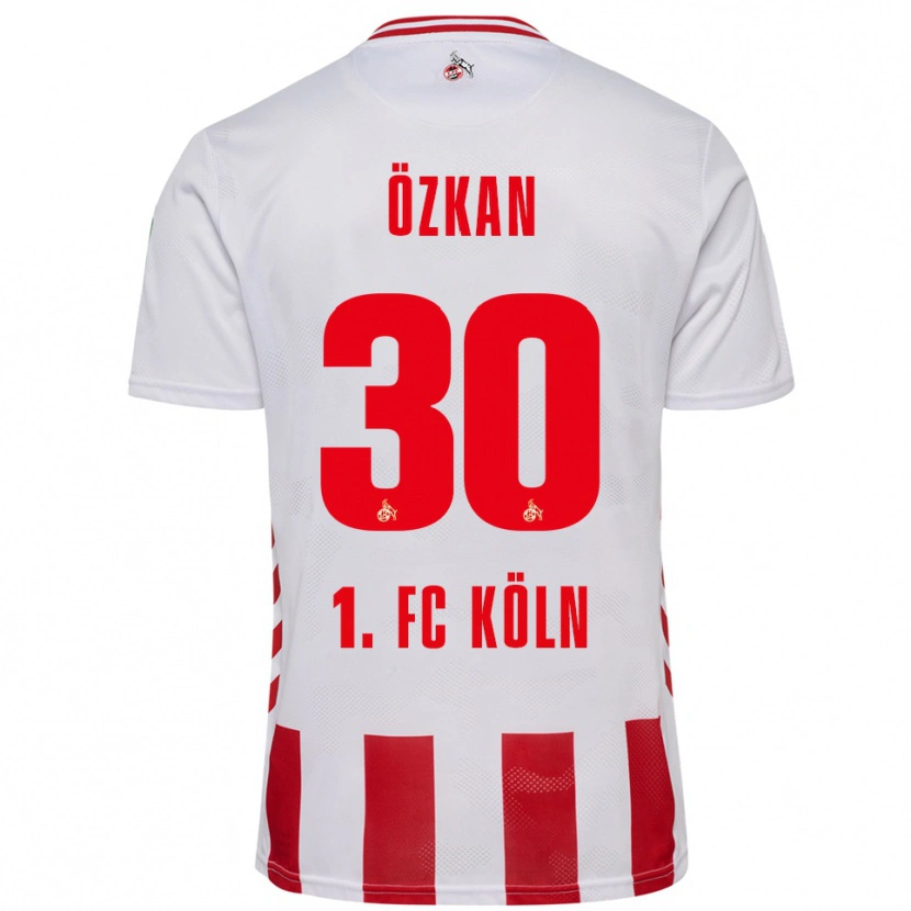 Danxen Kvinnor Mikail Özkan #30 Vit Röd Hemmatröja Matchtröjor 2025/26 Tröjor T-Tröja