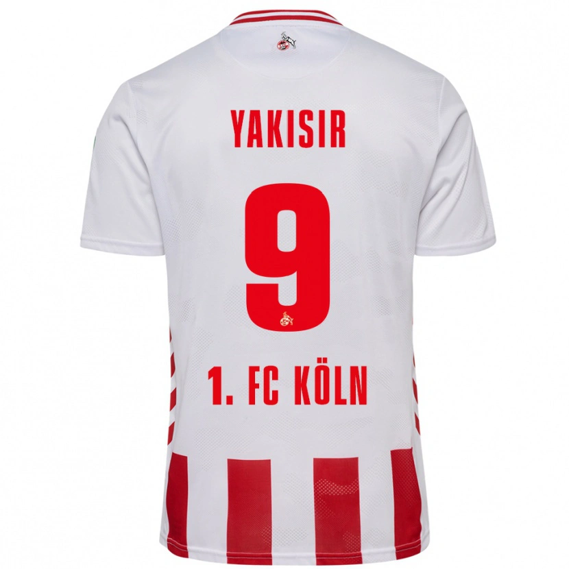 Danxen Kvinnor Emir-Ahmet Yakisir #9 Vit Röd Hemmatröja Matchtröjor 2025/26 Tröjor T-Tröja