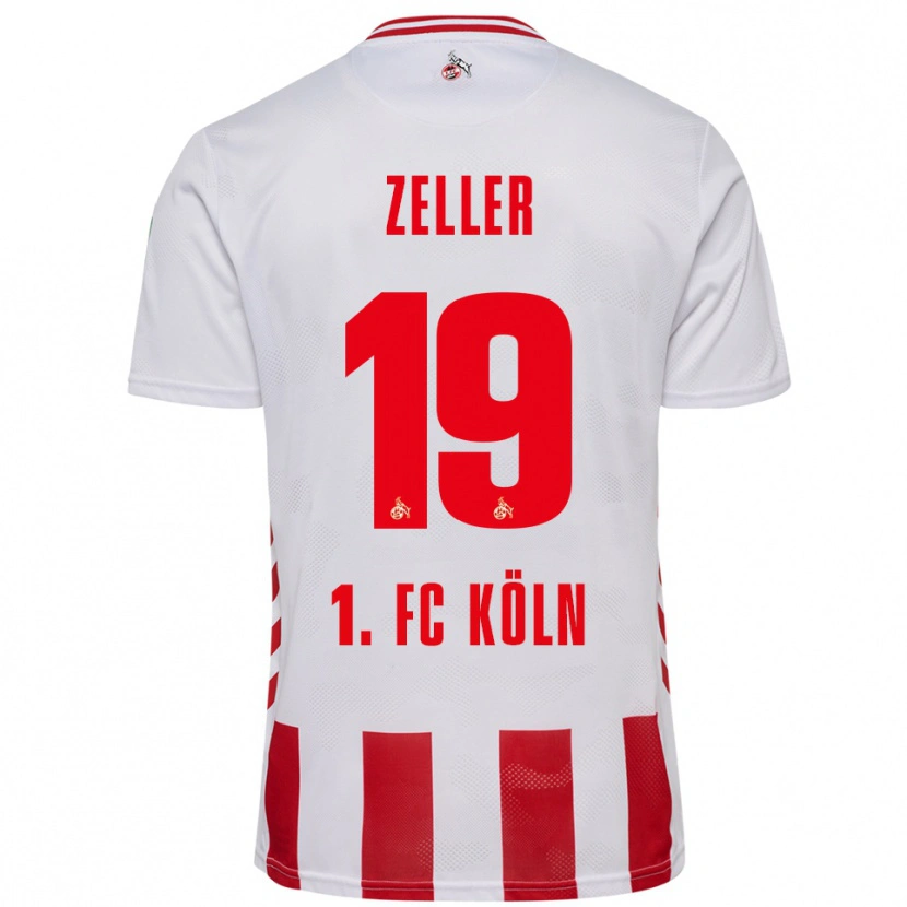 Danxen Kvinnor Dóra Zeller #19 Vit Röd Hemmatröja Matchtröjor 2025/26 Tröjor T-Tröja