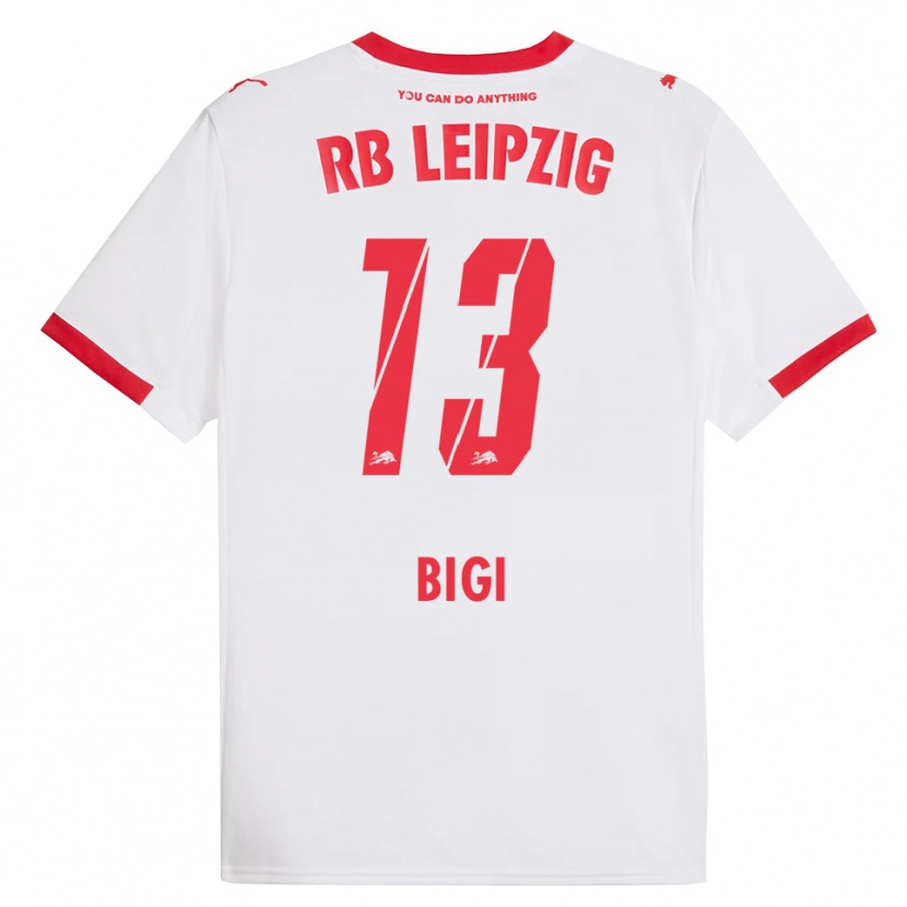 Danxen Kvinnor Samim Bigi #13 Vit Röd Hemmatröja Matchtröjor 2025/26 Tröjor T-Tröja