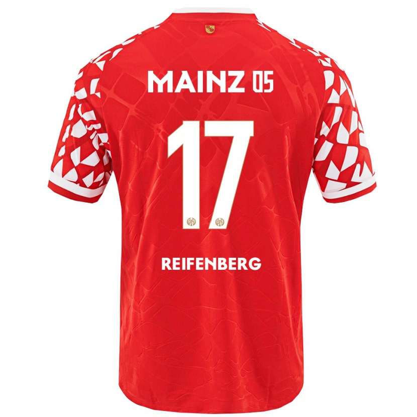 Danxen Kvinnor Michelle Reifenberg #17 Röd Vit Hemmatröja Matchtröjor 2025/26 Tröjor T-Tröja
