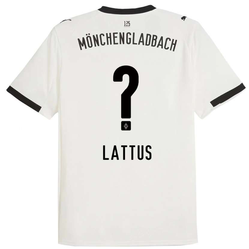 Danxen Kvinnor Emma Lattus #0 Vit Svart Hemmatröja Matchtröjor 2025/26 Tröjor T-Tröja