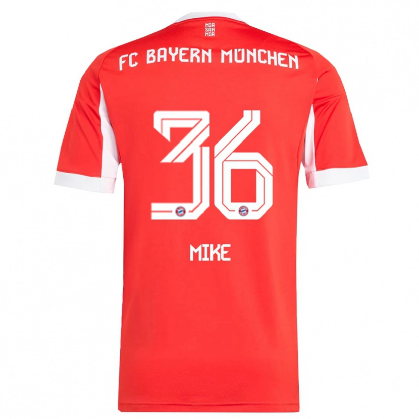 Danxen Kvinnor Wisdom Mike #36 Röd Vit Hemmatröja Matchtröjor 2025/26 Tröjor T-Tröja