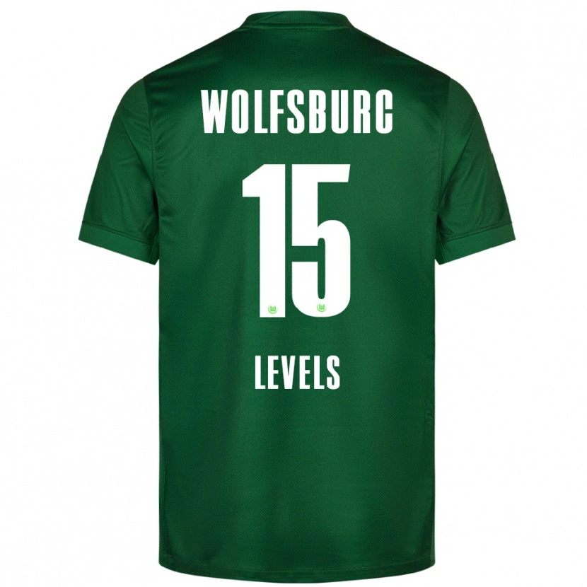 Danxen Kvinnor Janou Levels #15 Grön Vit Hemmatröja Matchtröjor 2025/26 Tröjor T-Tröja