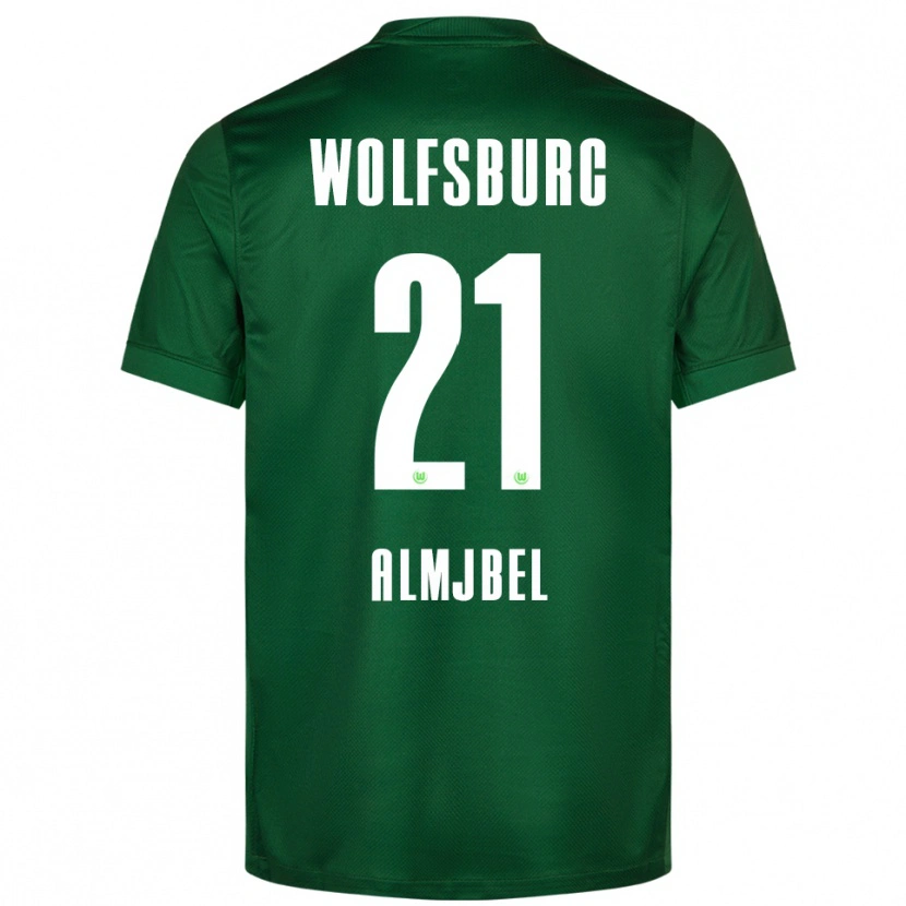 Danxen Kvinnor Mohamad Almjbel #21 Grön Vit Hemmatröja Matchtröjor 2025/26 Tröjor T-Tröja