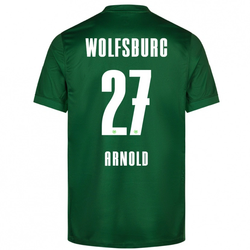 Danxen Kvinnor Maximilian Arnold #27 Grön Vit Hemmatröja Matchtröjor 2025/26 Tröjor T-Tröja