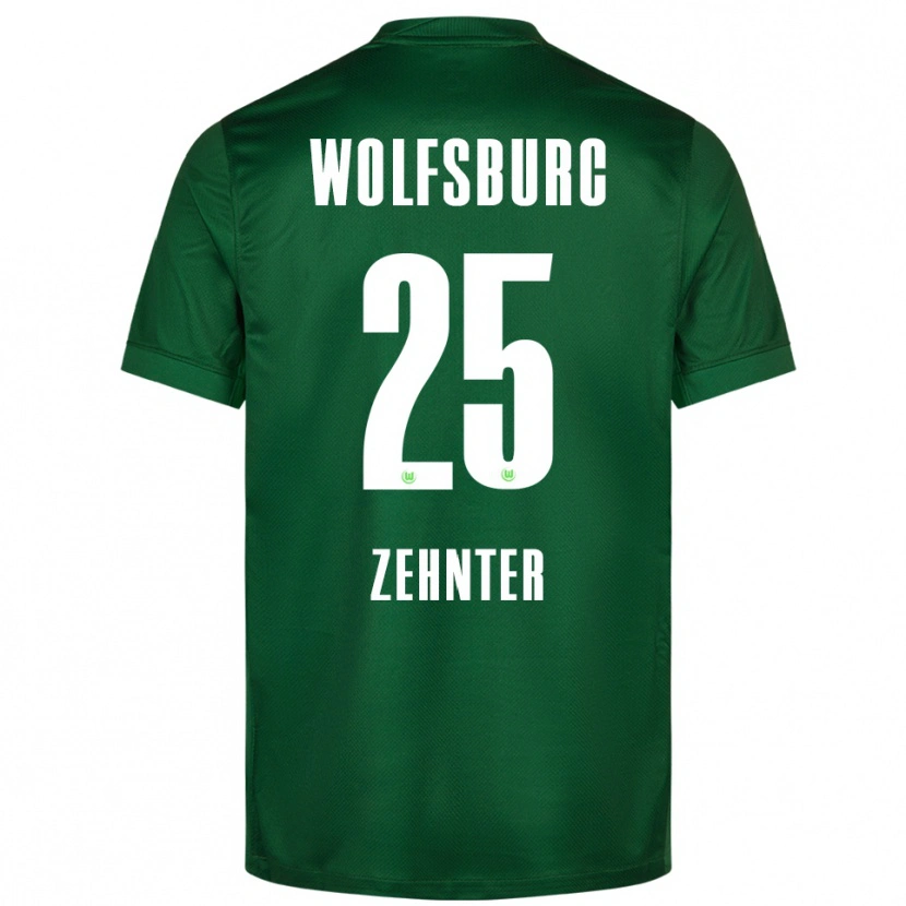Danxen Kvinnor Aaron Zehnter #25 Grön Vit Hemmatröja Matchtröjor 2025/26 Tröjor T-Tröja