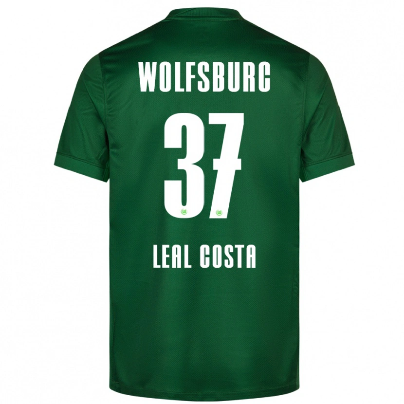 Danxen Kvinnor David Leal Costa #37 Grön Vit Hemmatröja Matchtröjor 2025/26 Tröjor T-Tröja