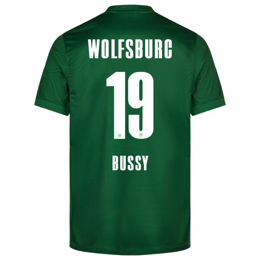 Danxen Kvinnor Kessya Bussy #19 Grön Vit Hemmatröja Matchtröjor 2025/26 Tröjor T-Tröja
