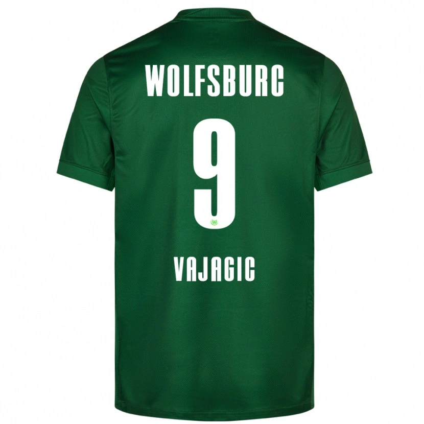Danxen Kvinnor David Vajagic #9 Grön Vit Hemmatröja Matchtröjor 2025/26 Tröjor T-Tröja