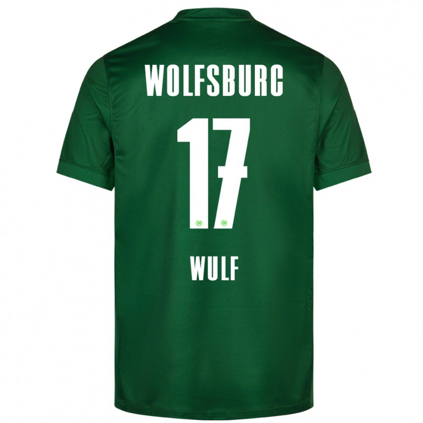 Danxen Kvinnor Diego Wulf #17 Grön Vit Hemmatröja Matchtröjor 2025/26 Tröjor T-Tröja