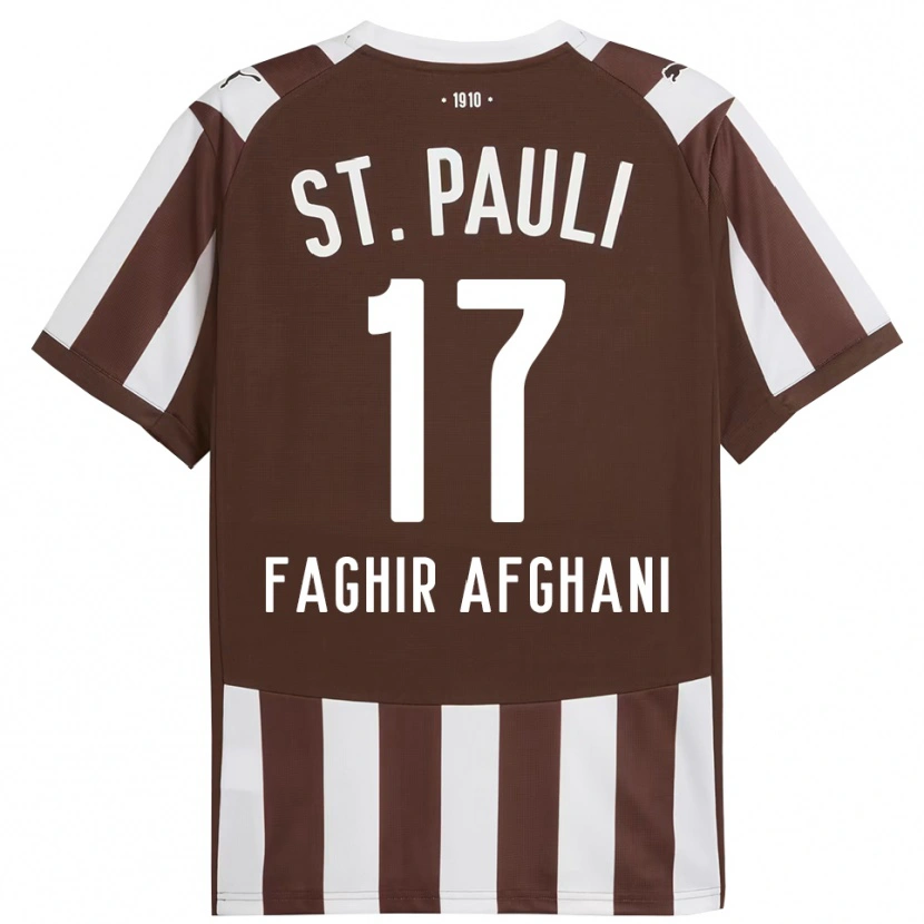 Danxen Kvinnor Younan Faghir Afghani #17 Kaffe Vit Hemmatröja Matchtröjor 2025/26 Tröjor T-Tröja
