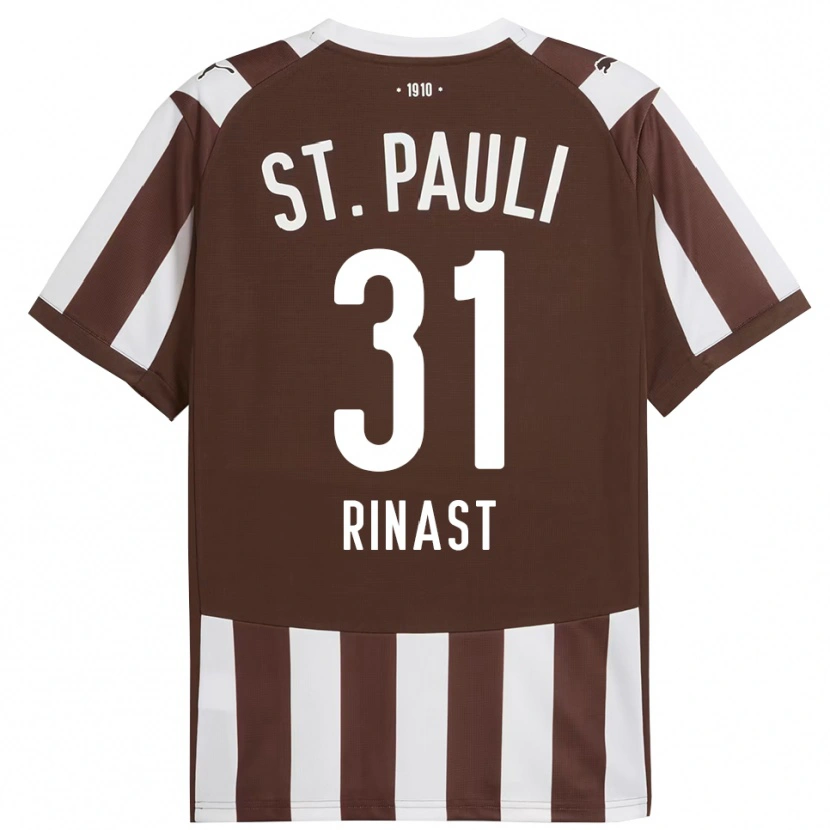 Danxen Kvinnor Rachel Rinast #31 Kaffe Vit Hemmatröja Matchtröjor 2025/26 Tröjor T-Tröja