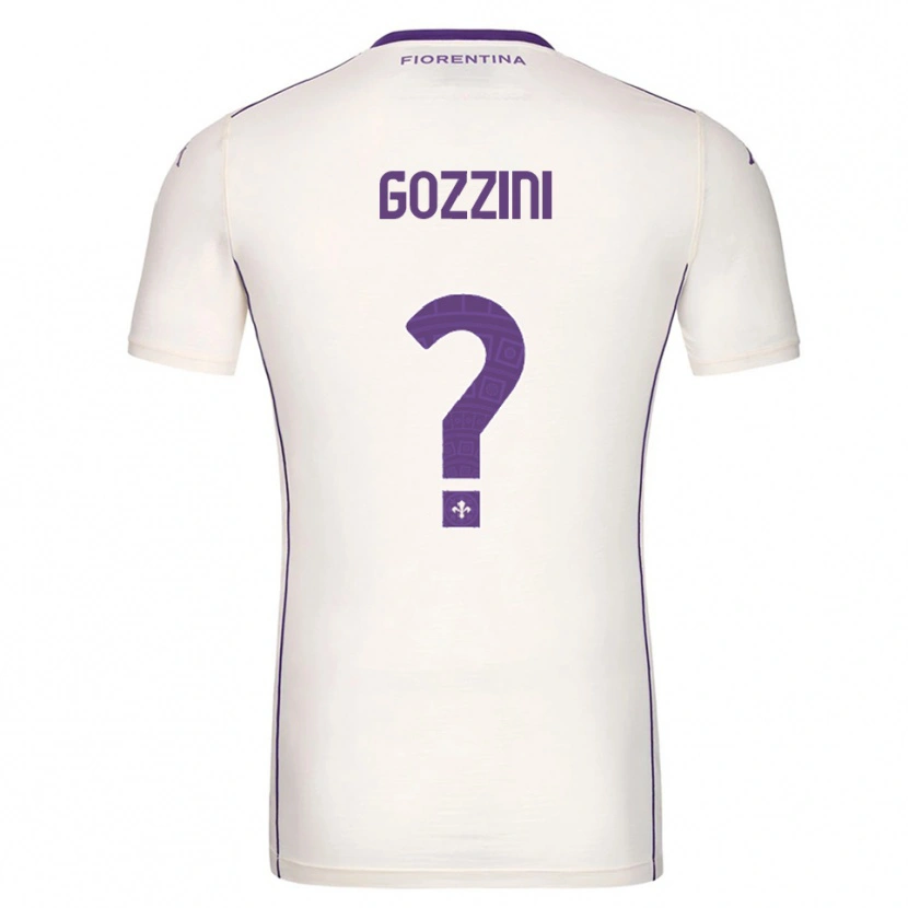 Danxen Kvinnor Gozzini #0 Vit Lila Röd Bortatröja Matchtröjor 2025/26 Tröjor T-Tröja